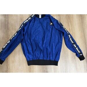 Vintage Y2K Joe Boxer‎ Blue Windbreaker Pullover Men’s Size XL 90s Logo